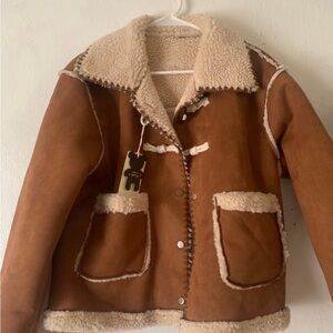 Brown Shearling Jacket